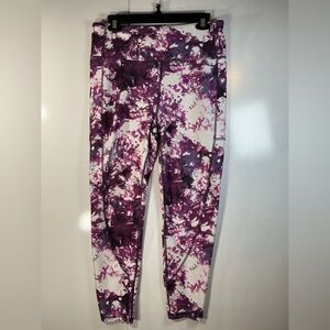 Marika Kids Leggings in Purple and White
